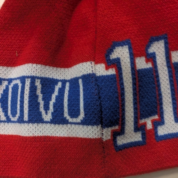 Red  Habs Collection Piece Beanie - Picture 3 of 3